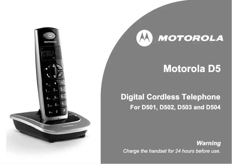 First page image of the manual for D502 Duo