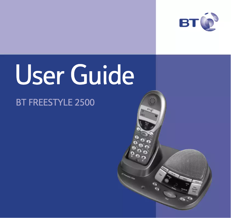 First page image of the manual for Freestyle 2500