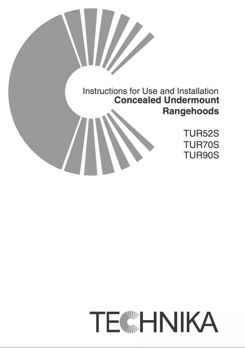 Image de la première page du manuel de l'appareil TUR90S