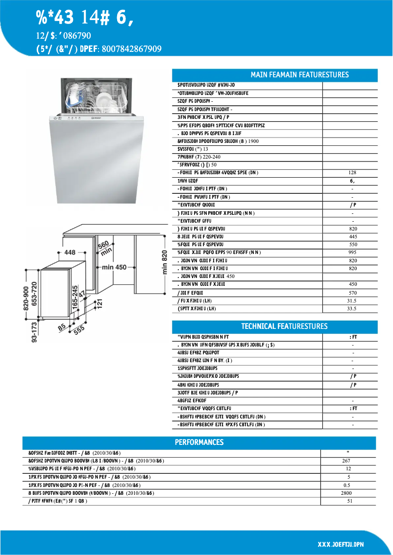 First page image of the manual for DISR 14B UK