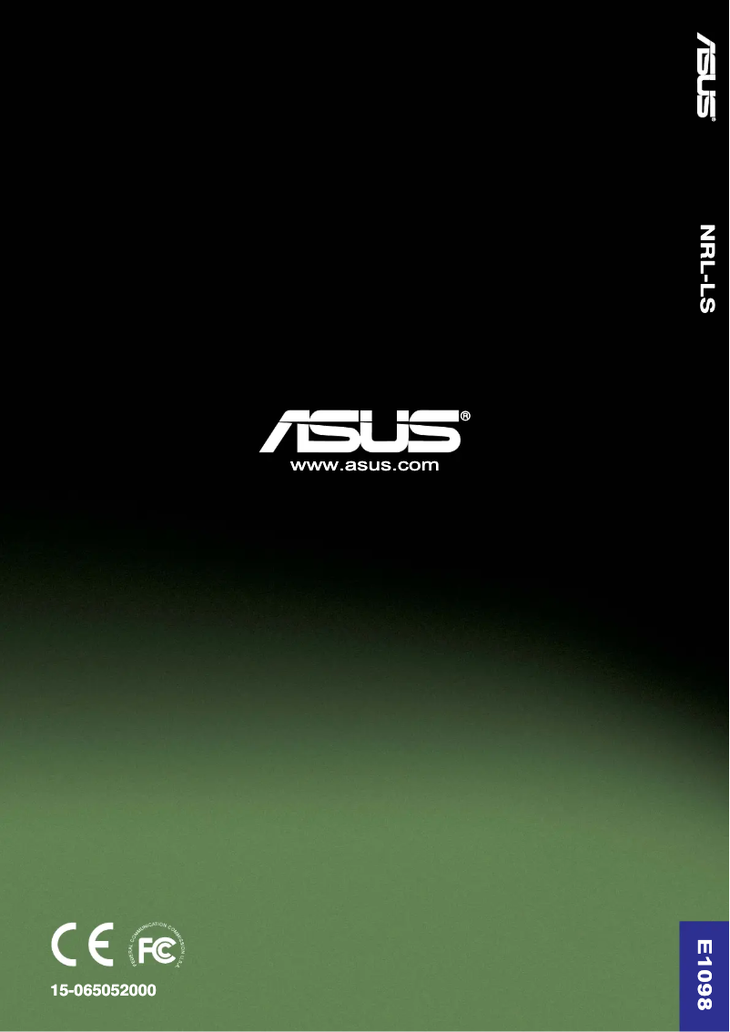 Page 1 of the manual User Manual Asus NRL-LS