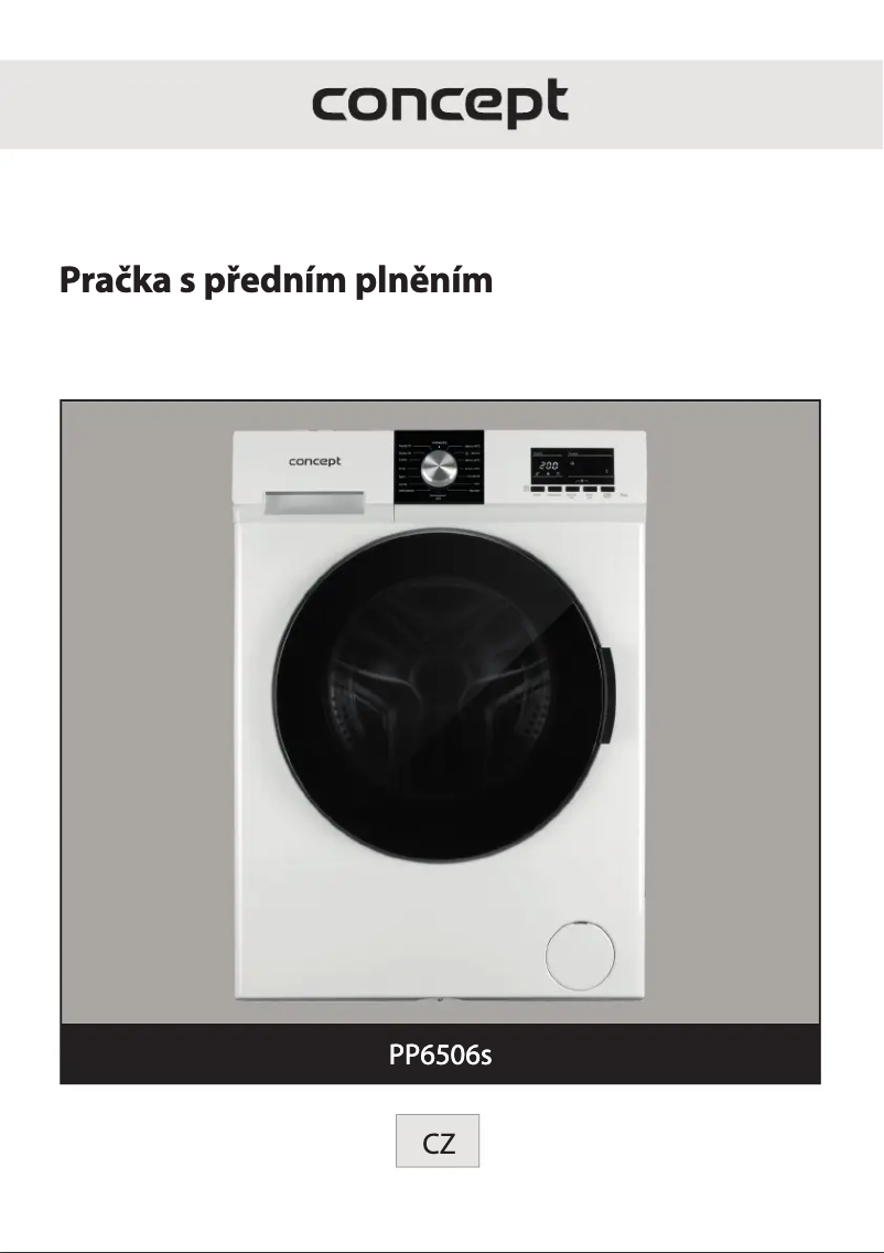 First page image of the manual for PP6506S