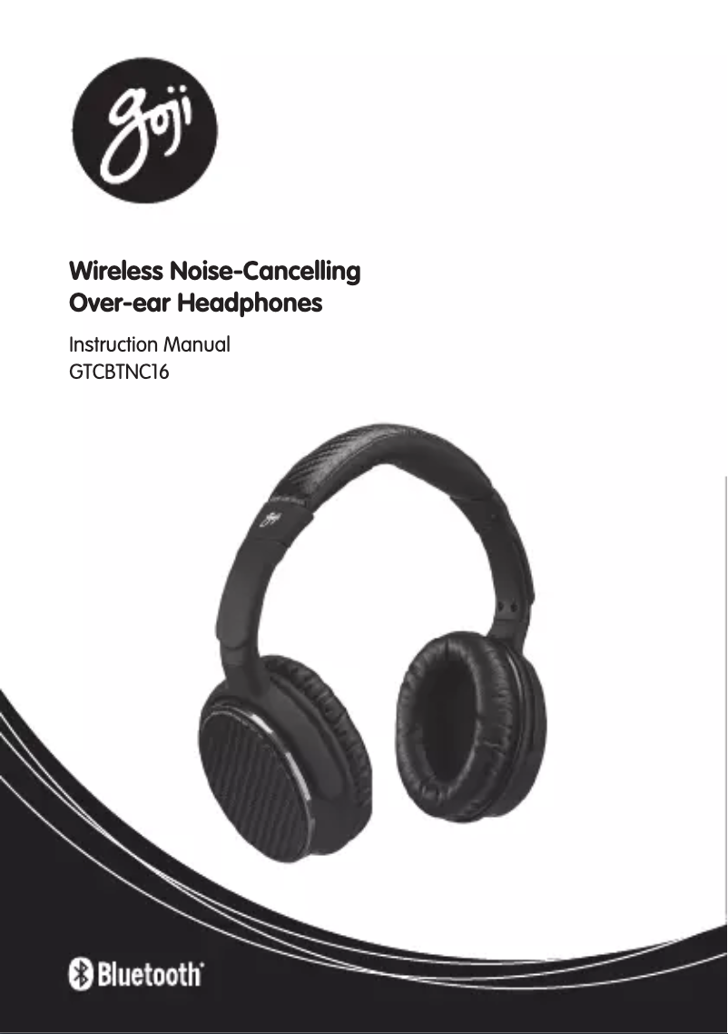 Page 1 of the manual User Manual Goji GTCBTNC16