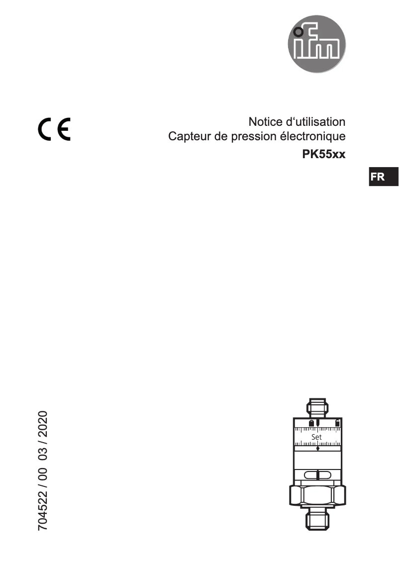 First page image of the manual for PK5520