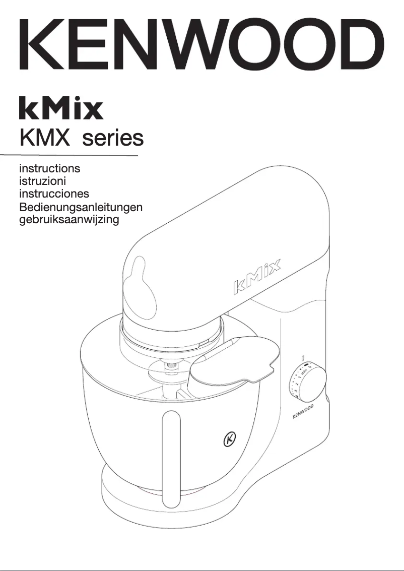 Page 1 of the manual User Manual Kenwood KMIX50