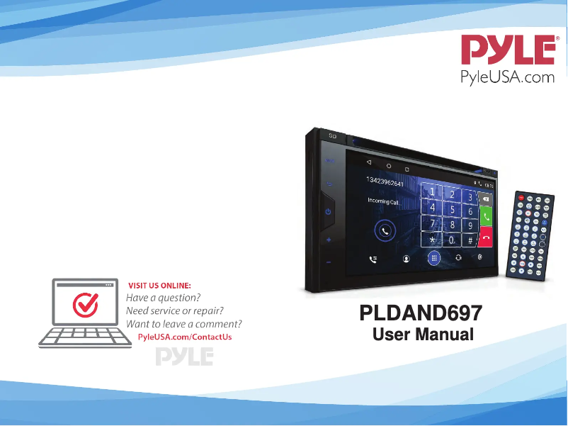 First page image of the manual for PLDAND697