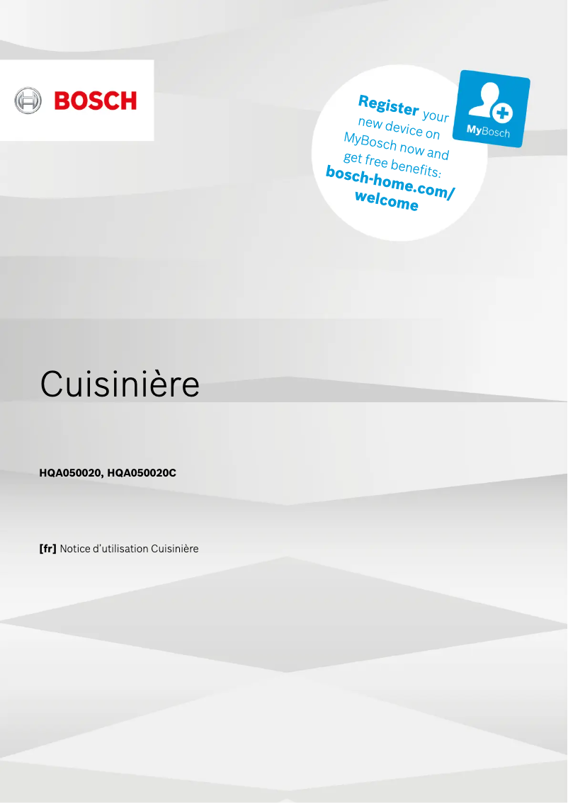 First page image of the manual for HQA050020