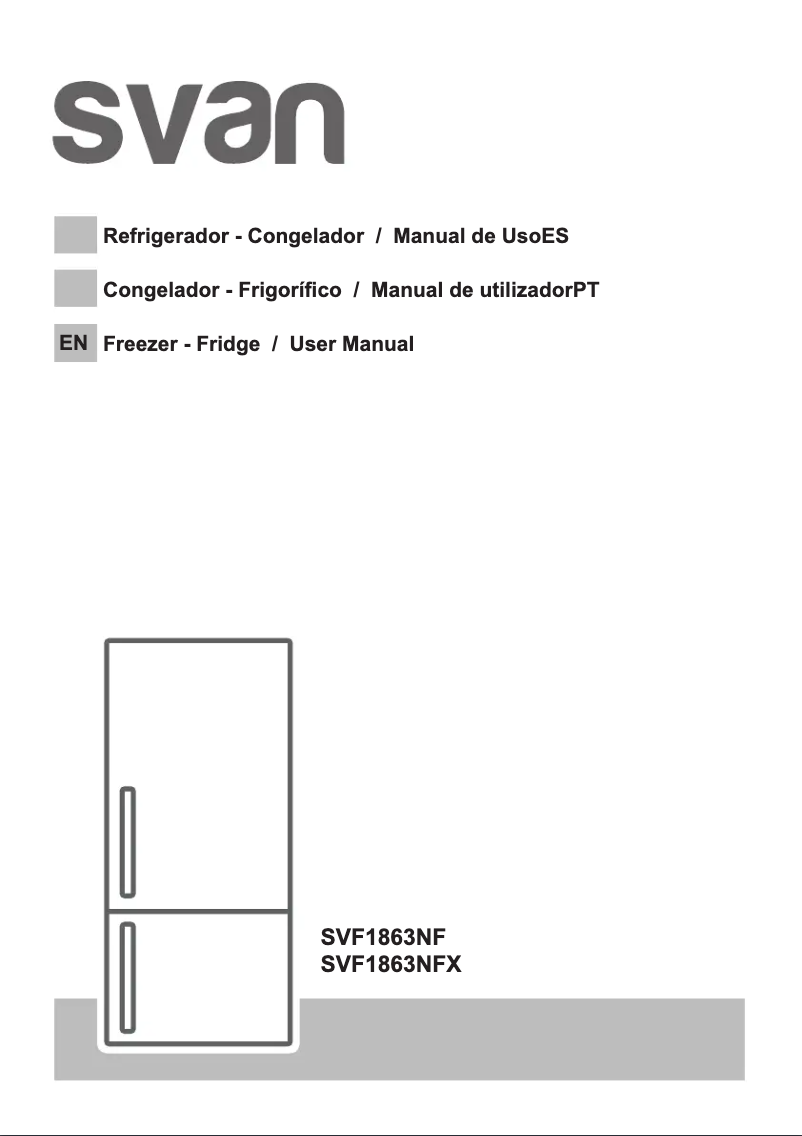 Page 1 of the manual User Manual SVAN SVF1863NF