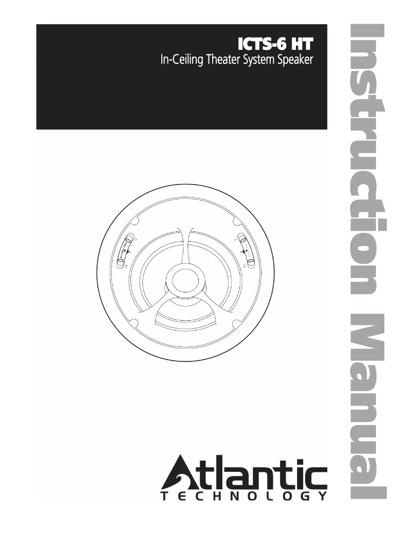 Page 1 of the manual User Manual Atlantic ICTS-6 HT