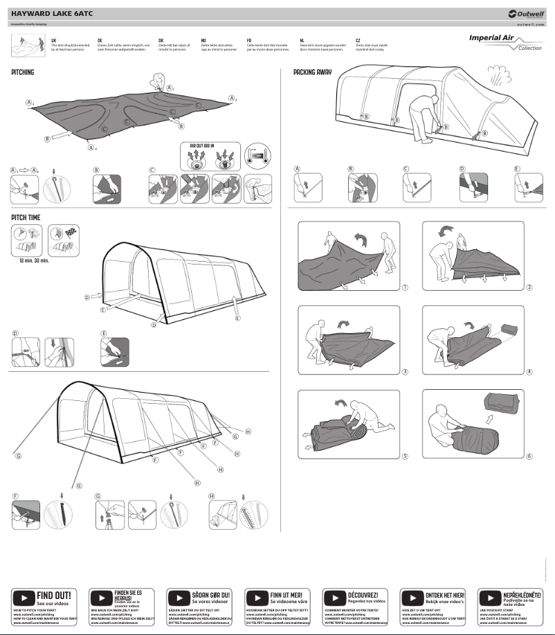 First page image of the manual for Hayward Lake 6ATC