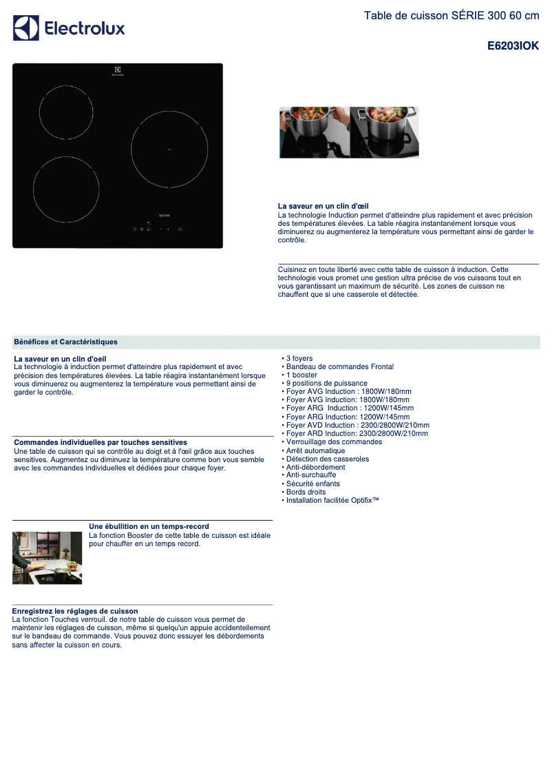 First page image of the manual for E6203IOK