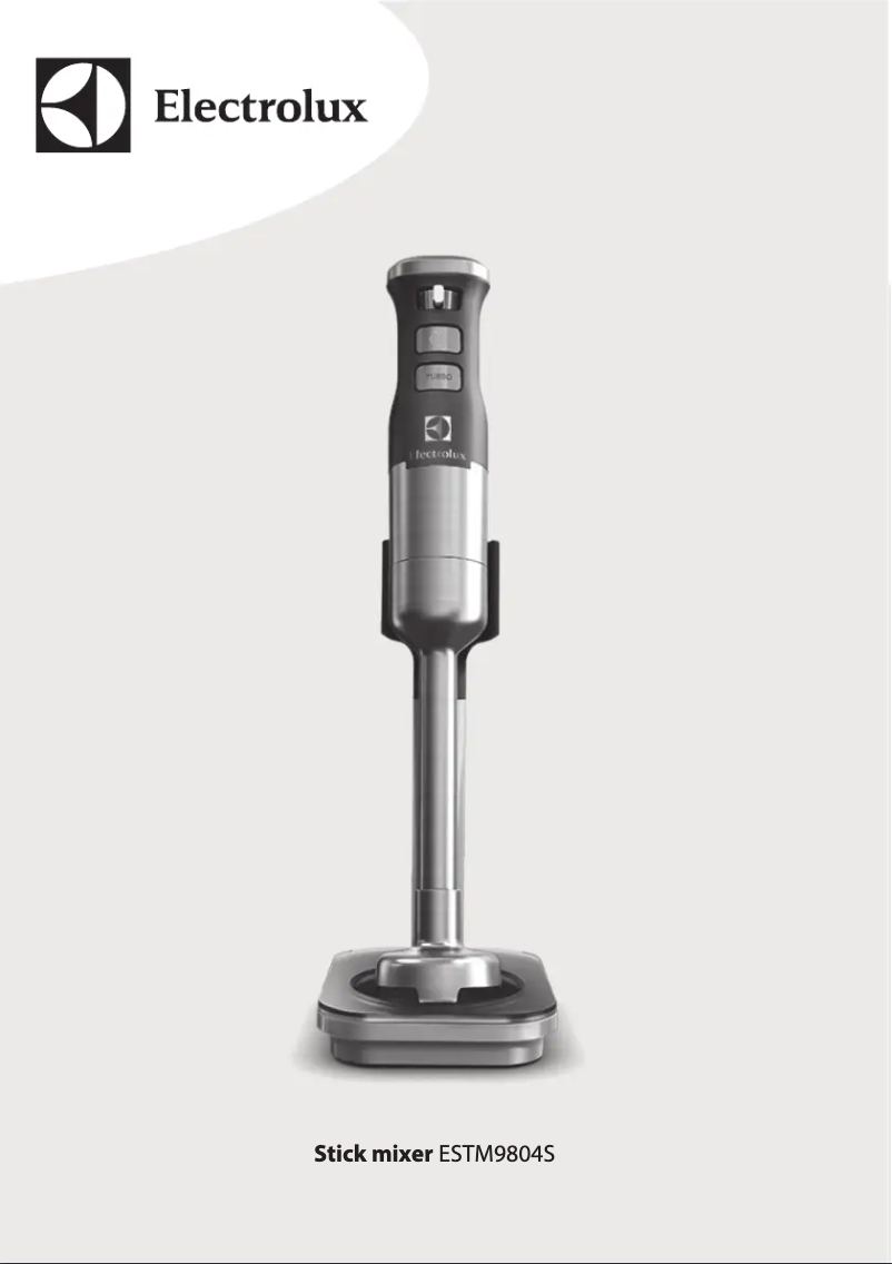 First page image of the manual for ESTM9804S