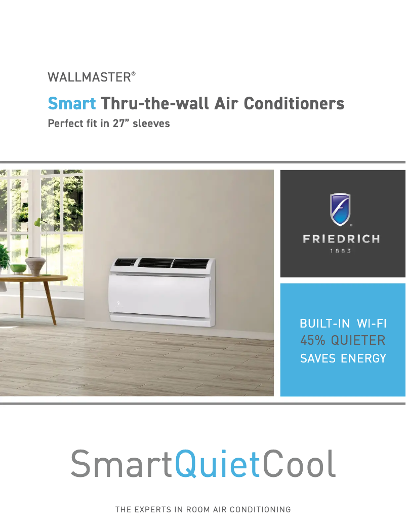 Page 1 of the manual Brochure Friedrich WCT12A10A