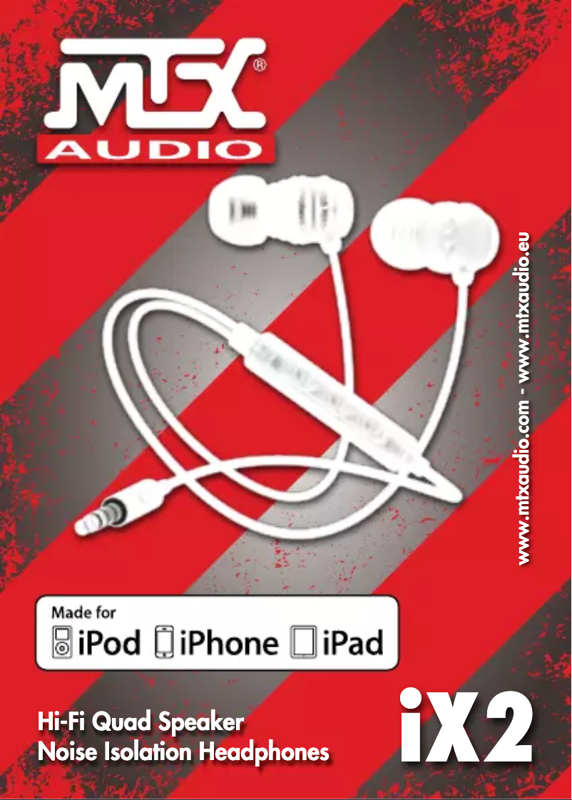 Image de la première page du manuel de l'appareil iX2