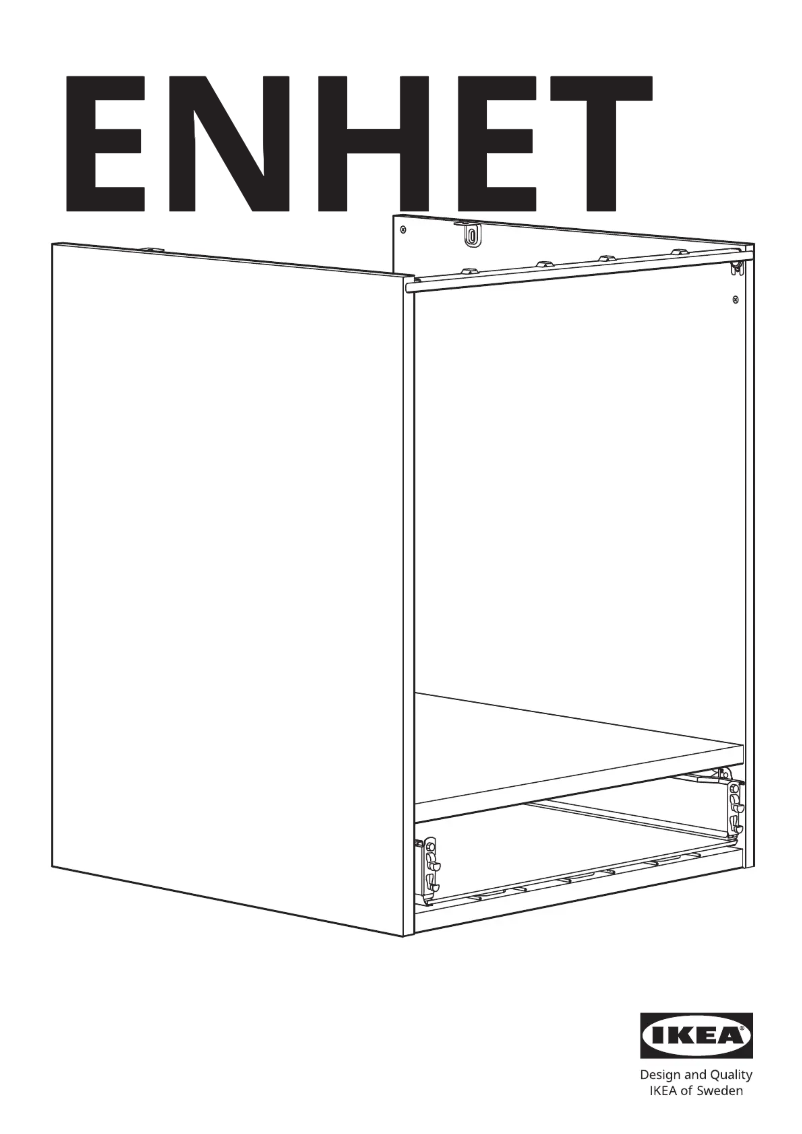 First page image of the manual for ENHET 304.404.13