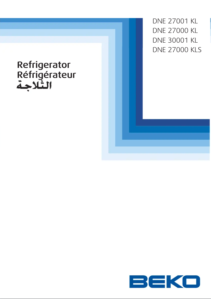 First page image of the manual for DNE 30001 KL