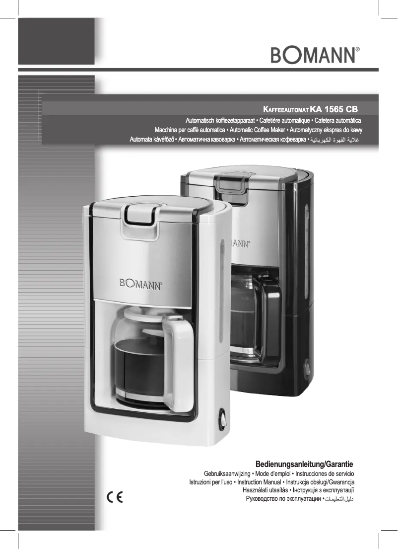 Page 1 of the manual User Manual Bomann KA 1565 CB