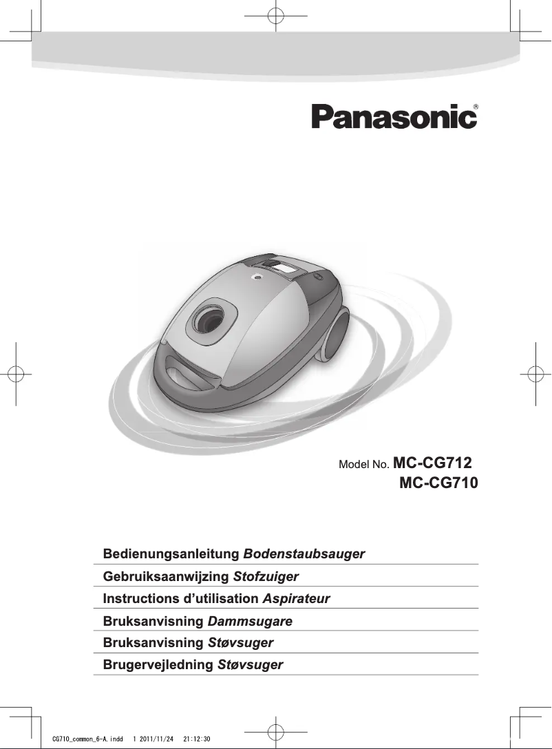 First page image of the manual for MC-CG710