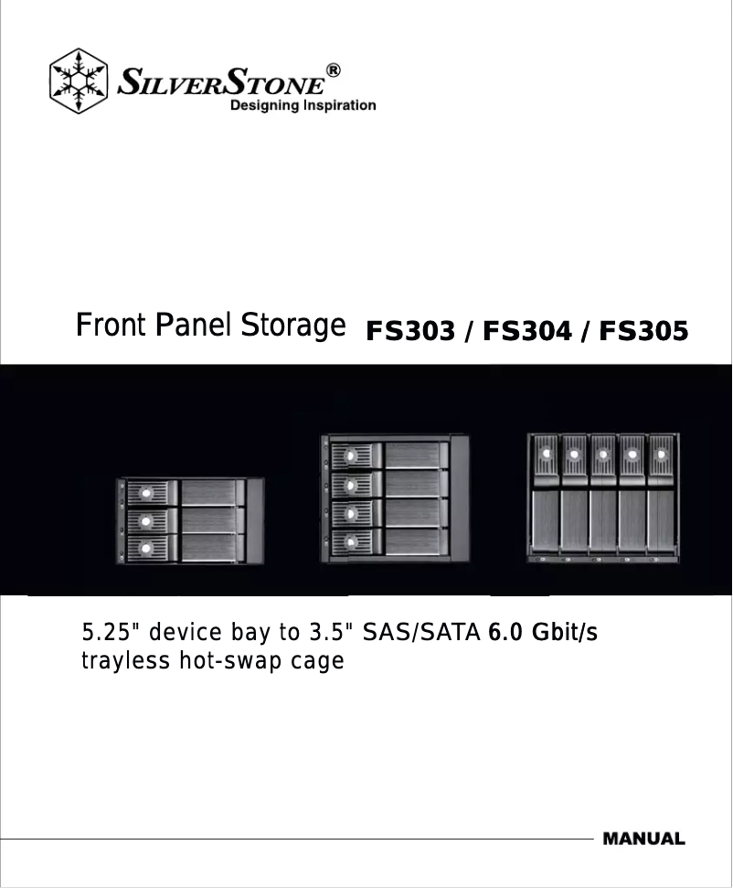 Page 1 of the manual User Manual Silverstone FS304