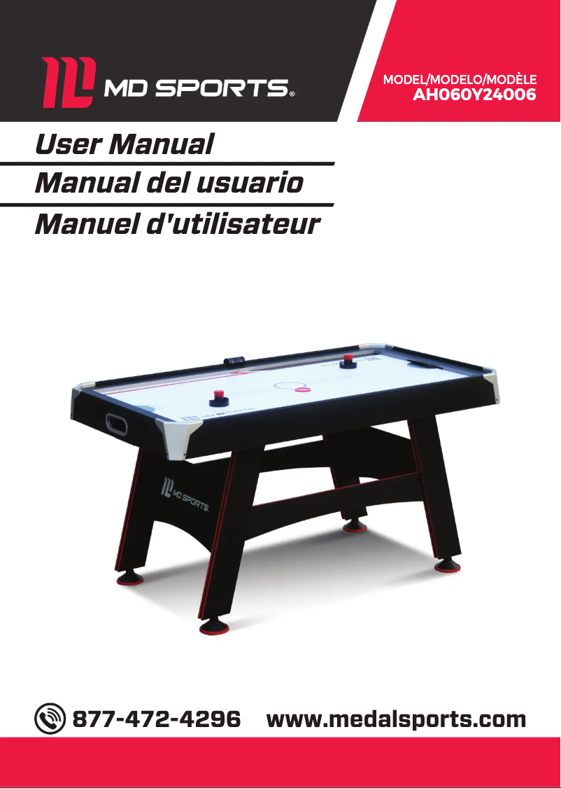 First page image of the manual for AH060Y24006