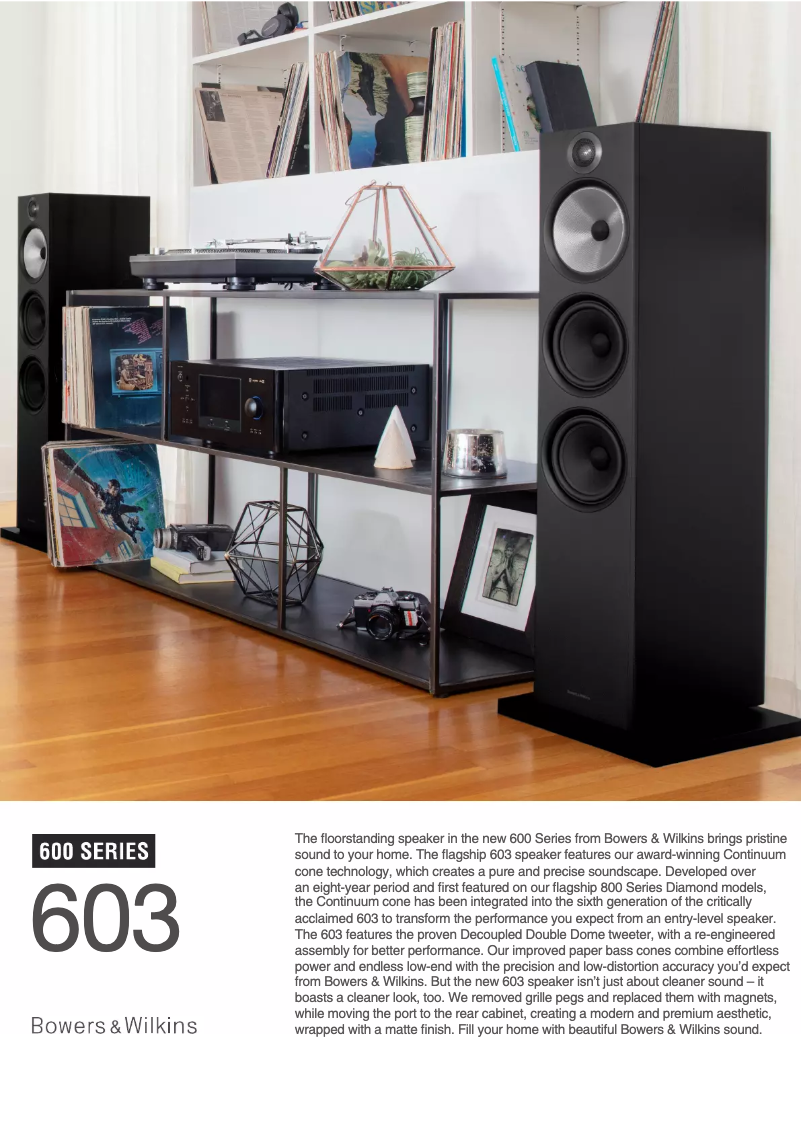 First page image of the manual for 603