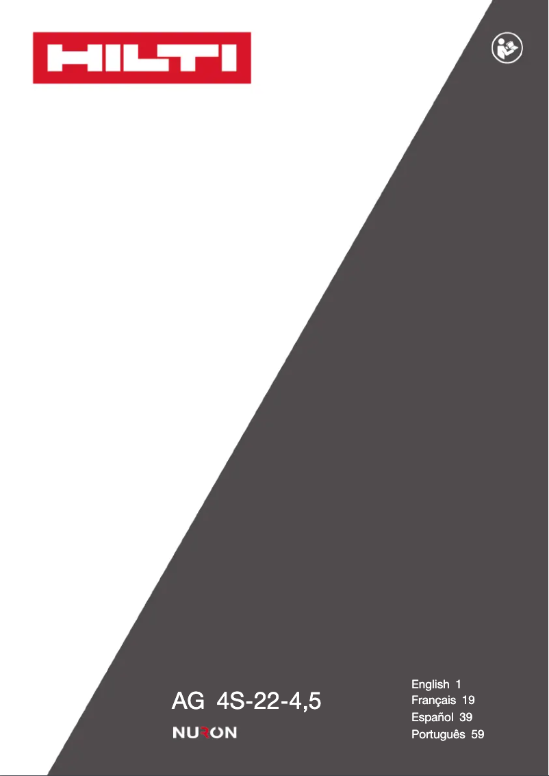 First page image of the manual for AG 4S-22‑4,5