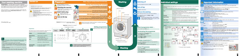 Page 1 of the manual Use and Maintenance Manual Siemens WI12S140GB