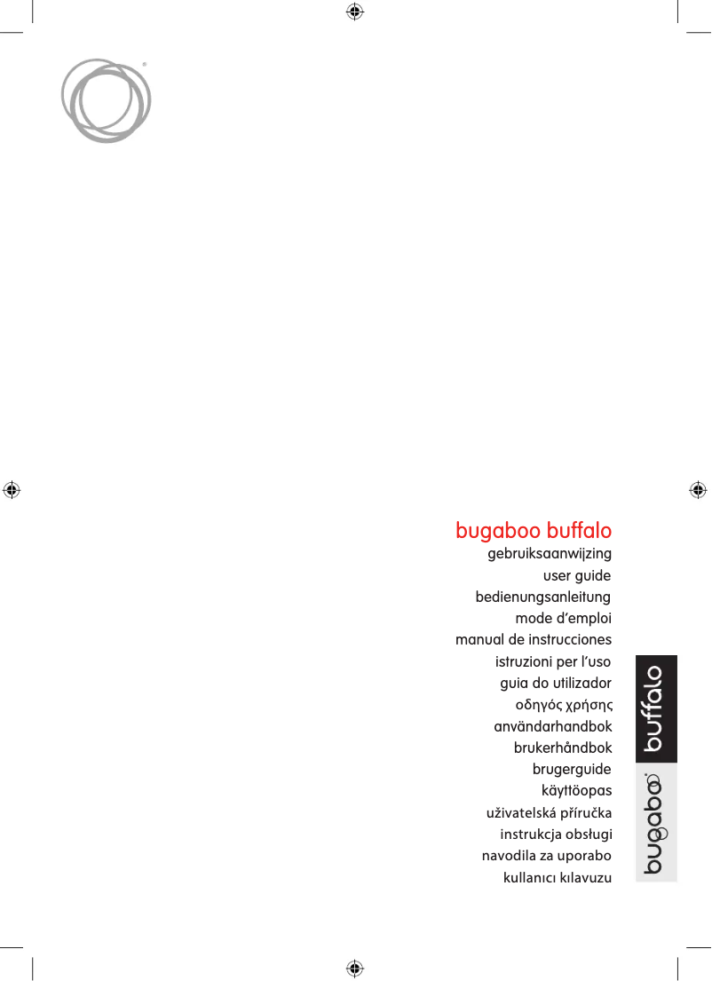 Page 1 of the manual User Manual Bugaboo Buffalo