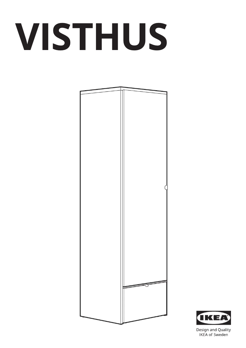 First page image of the manual for VISTHUS 704.934.47