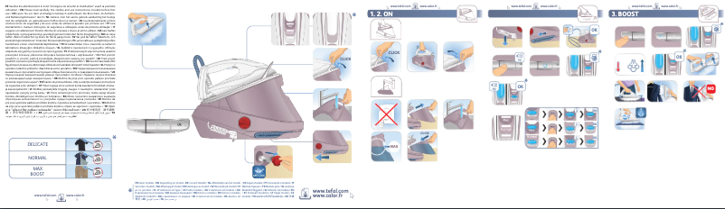 Page 1 of the manual User Manual Tefal Pro Express Ultimate II GV9720