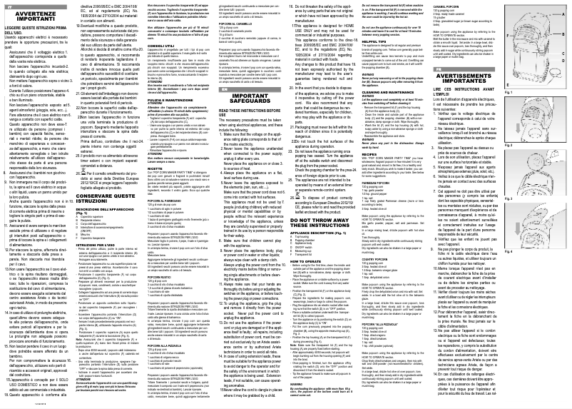 First page image of the manual for Party Time 2954