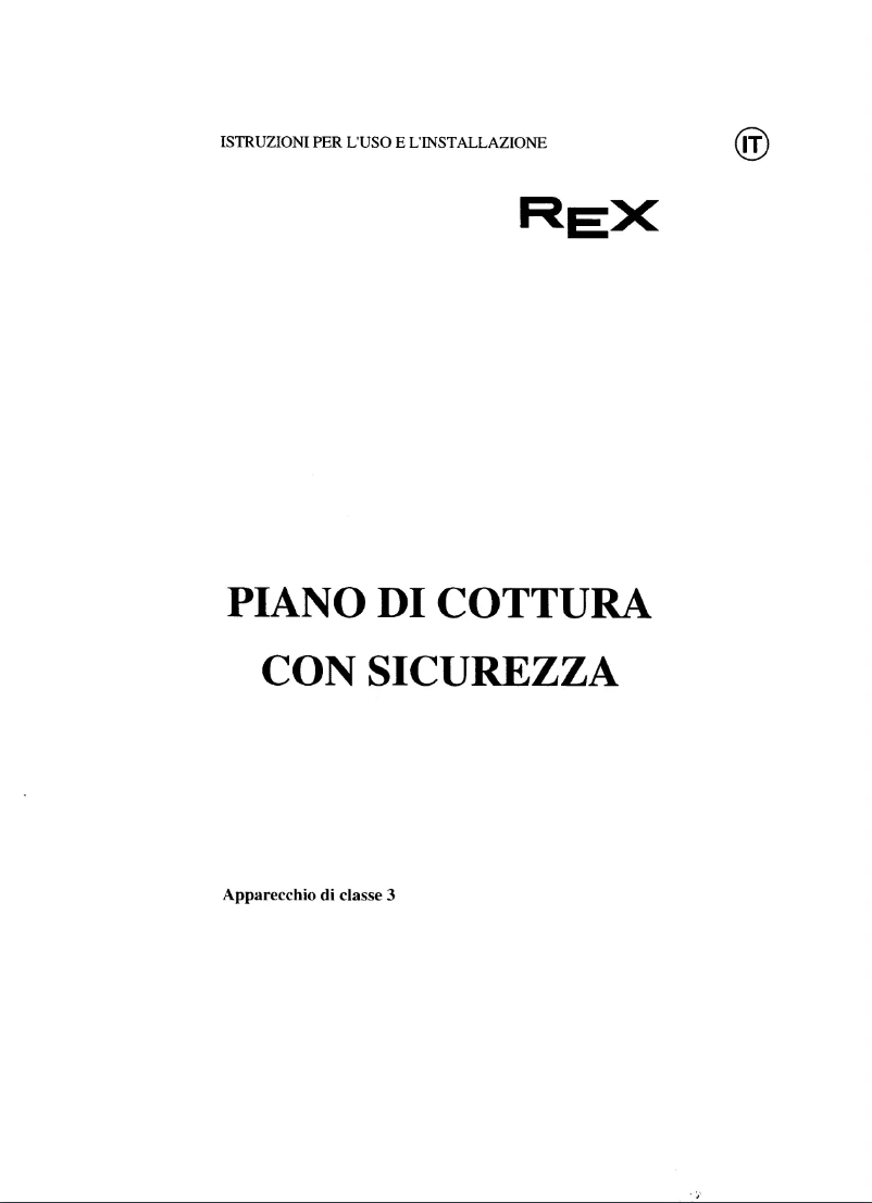 Page 1 of the manual User Manual Rex PVA64V