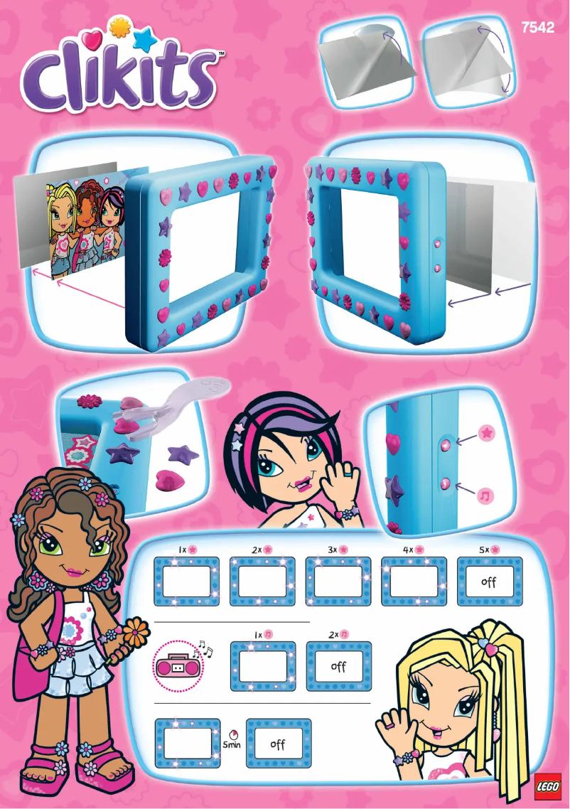 First page image of the manual for Clikits 7542