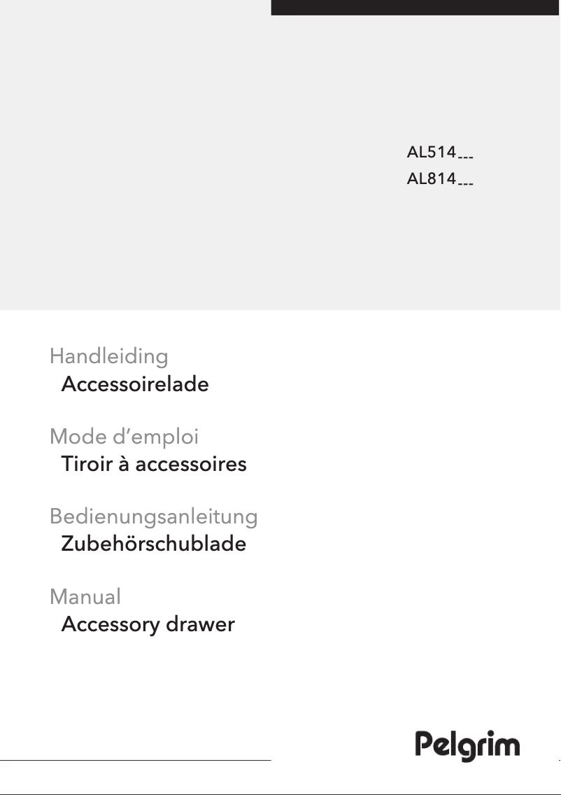 Page 1 of the manual User Manual Pelgrim AL514ZWA