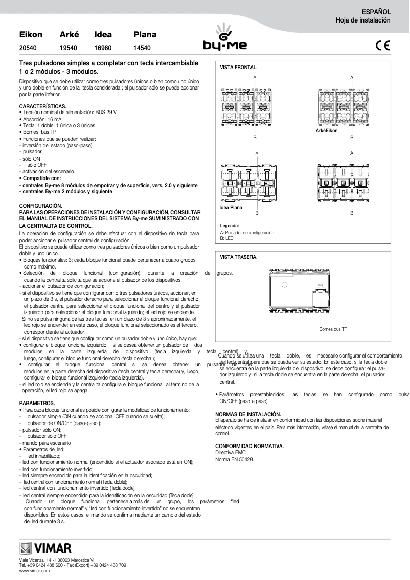 First page image of the manual for R20540
