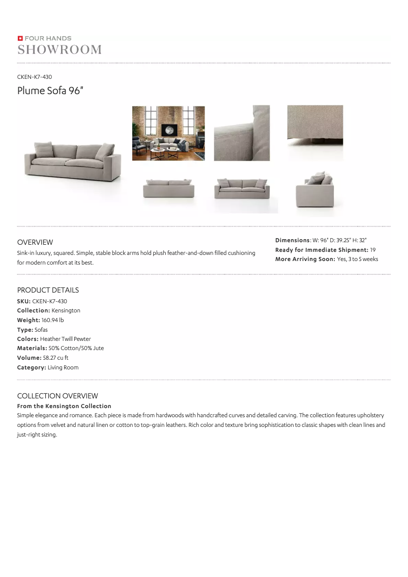 Page 1 of the manual User Manual Four Hands CKEN-K7-430