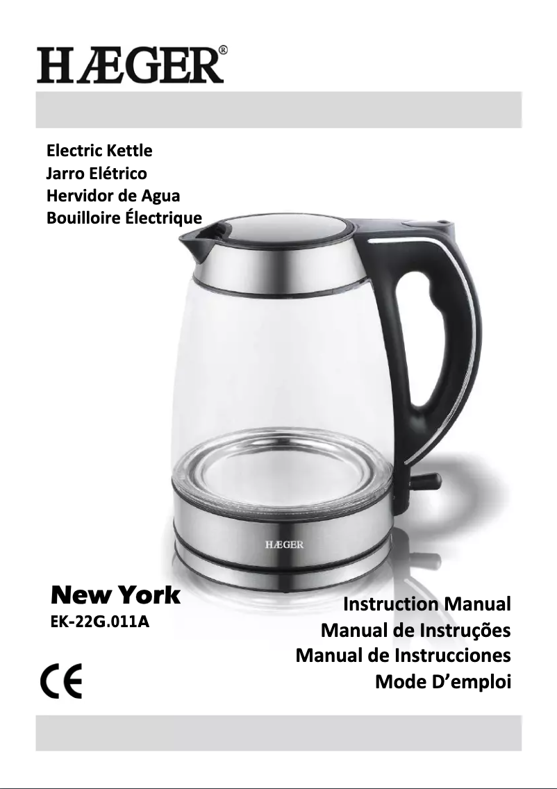 First page image of the manual for New York EK-22G.011A