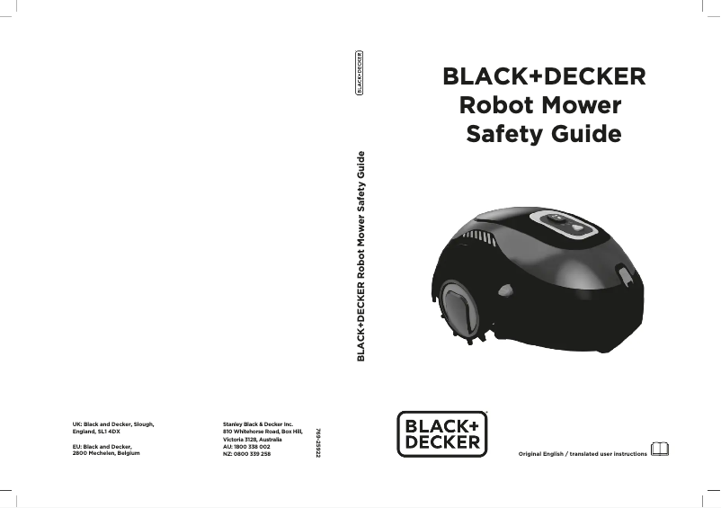 First page image of the manual for BCRMW122