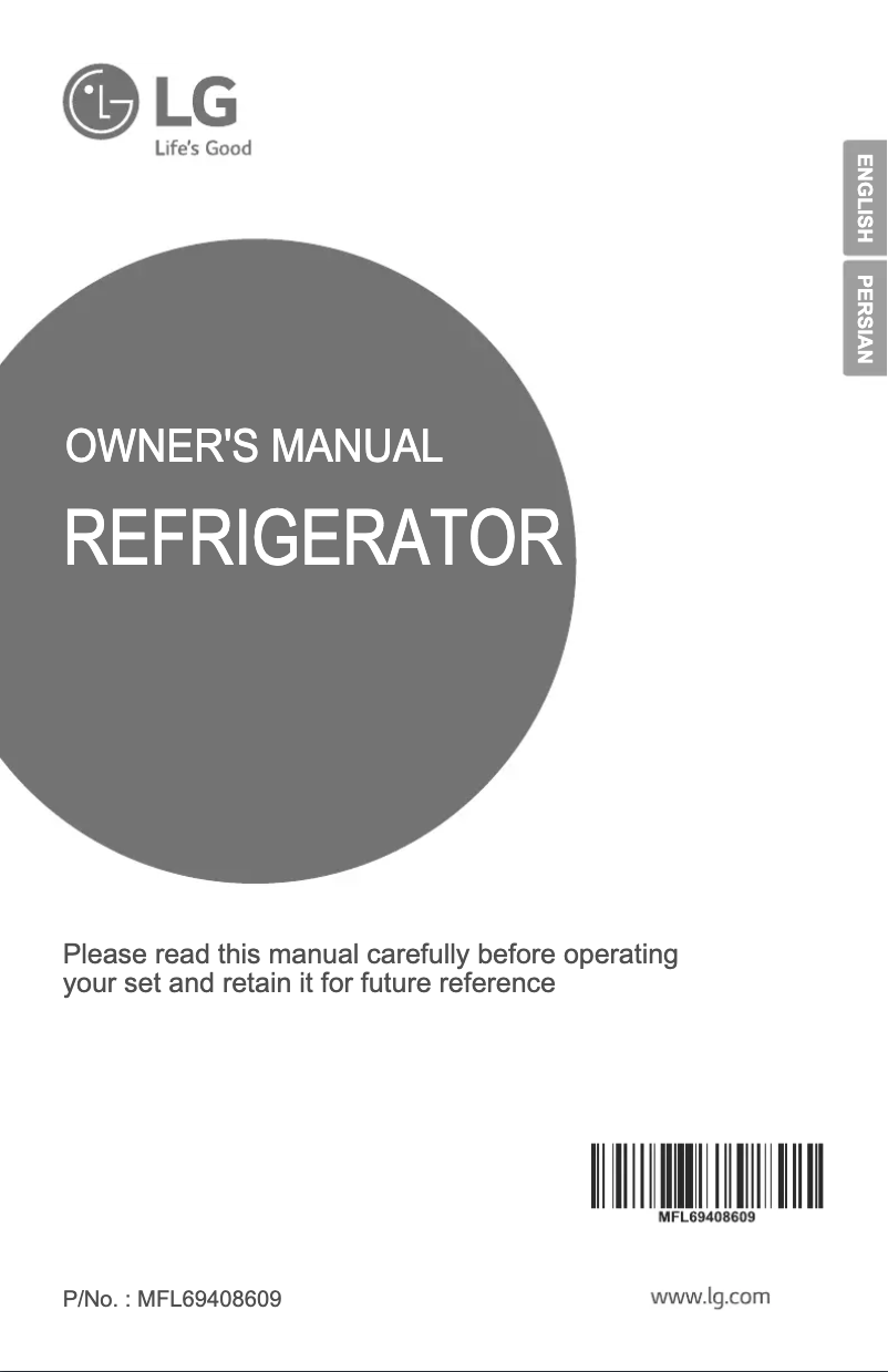 Page 1 of the manual User Manual LG RF15W