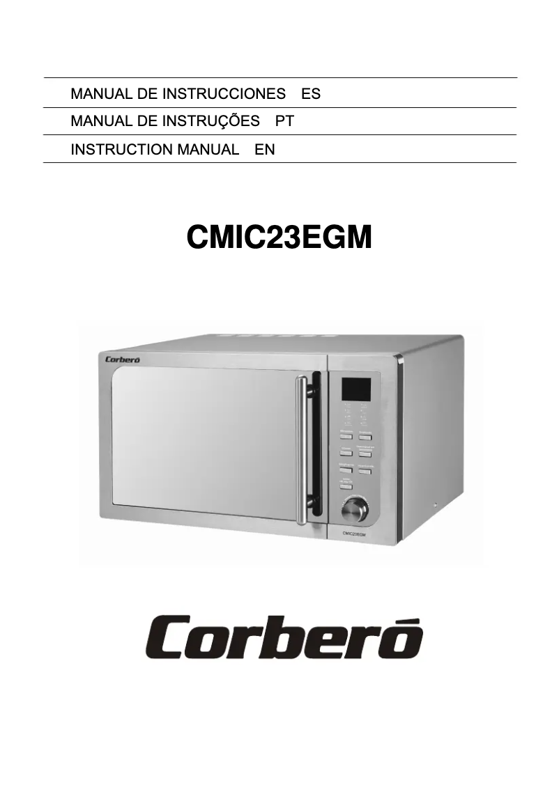 Page 1 of the manual User Manual Corbero CMIC23EGM