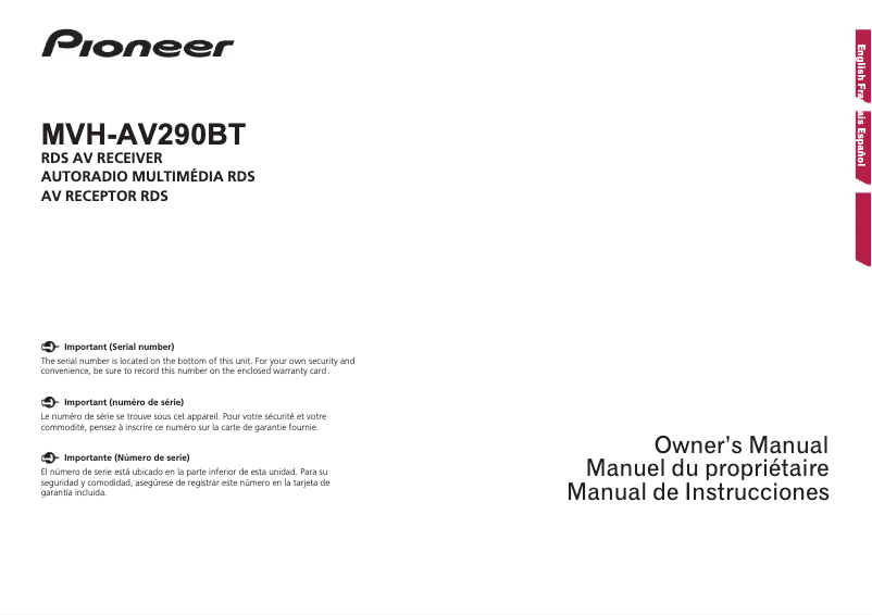 First page image of the manual for DMH-100BT