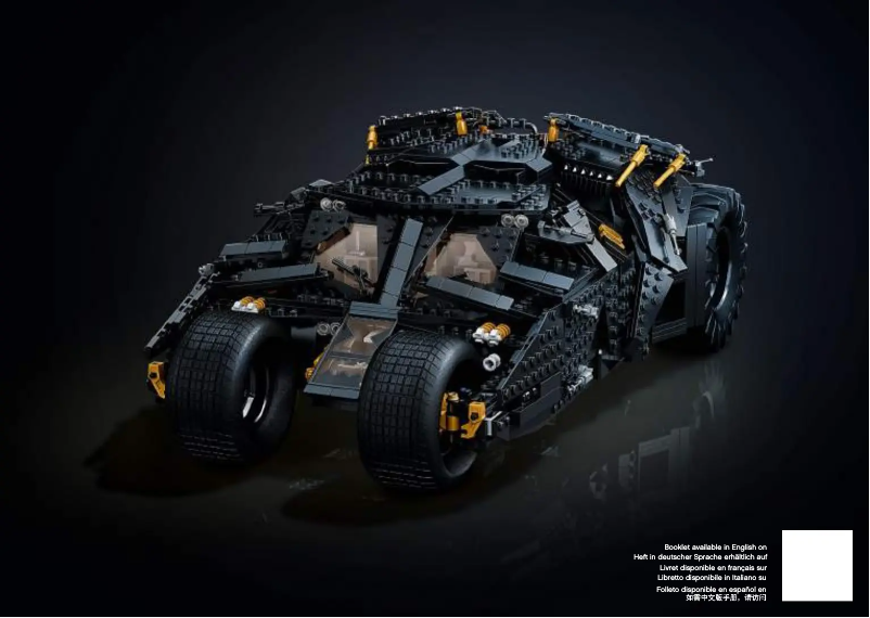 Page 1 of the manual User Manual Lego Batman 76240