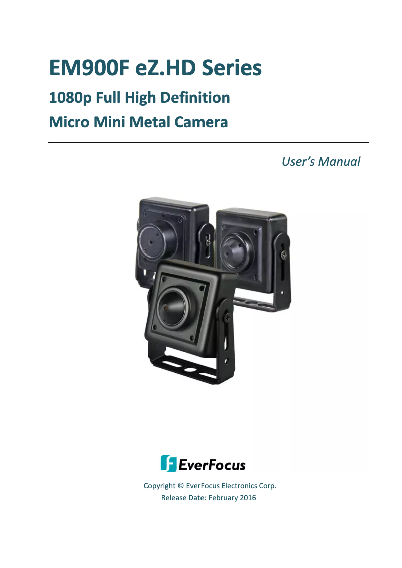 First page image of the manual for EM900FP1