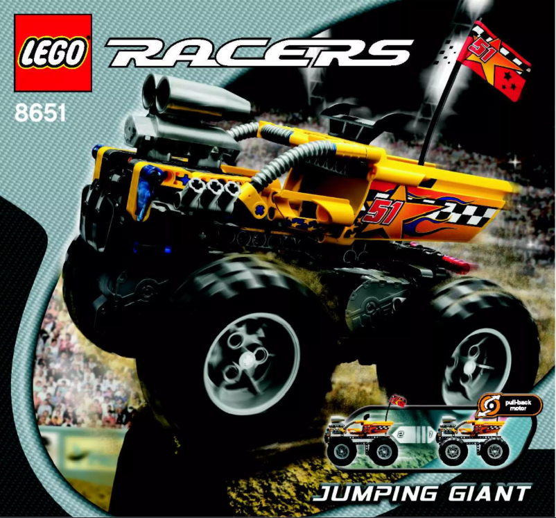 Page 1 of the manual User Manual Lego Racers 8651