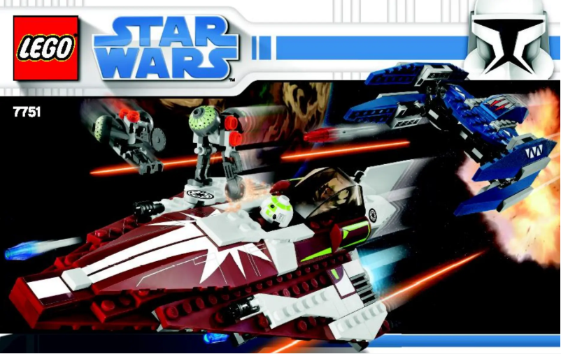 Page 1 of the manual User Manual Lego Ahsoka's Starfighter (TM) & Droids (TM)