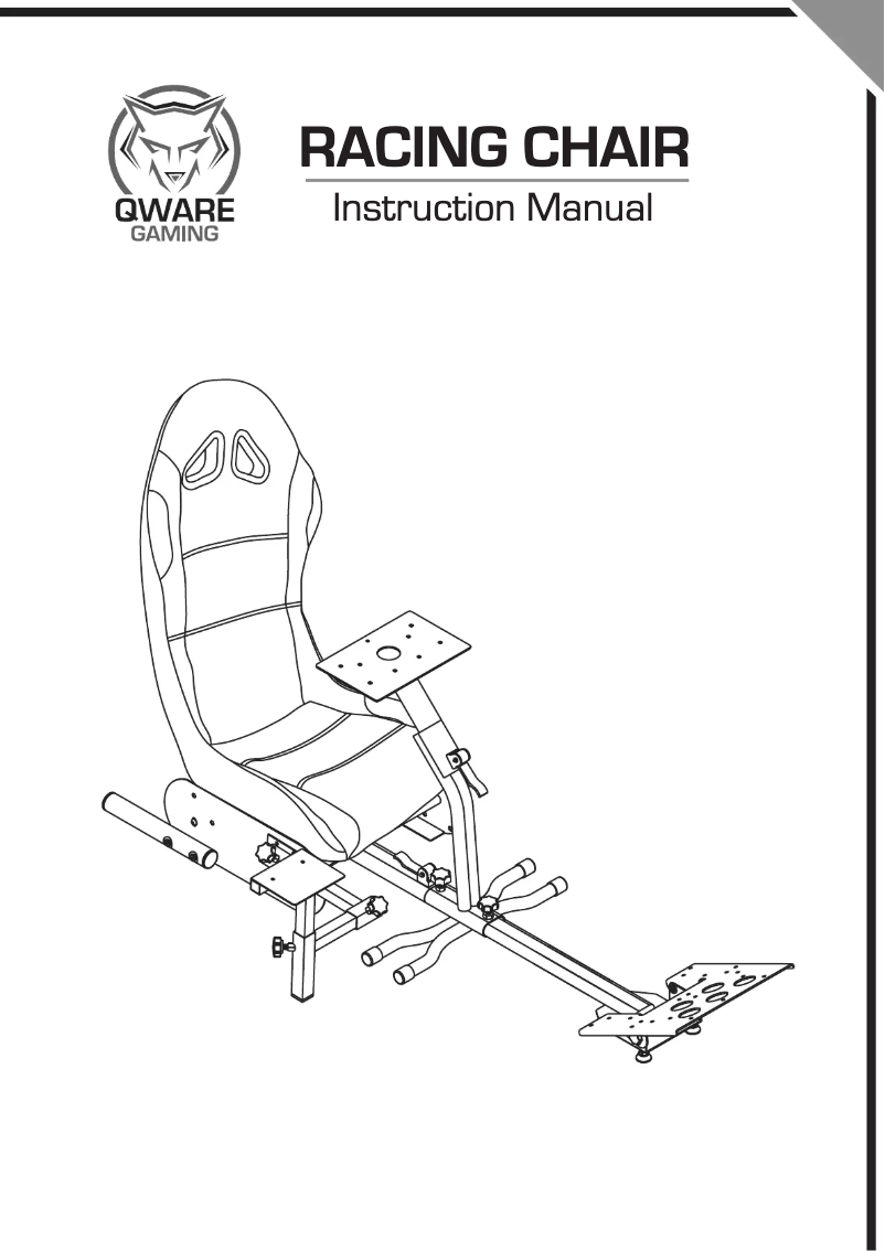 Page 1 de la notice Manuel utilisateur Qware Racing Chair