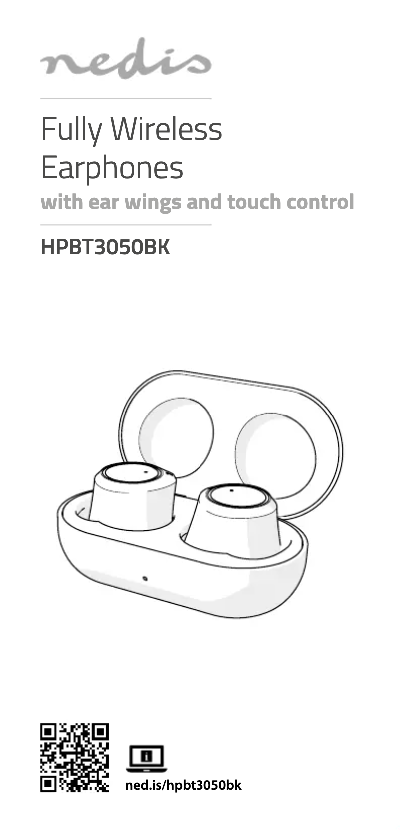 Page 1 of the manual User Manual Nedis HPBT3050BK