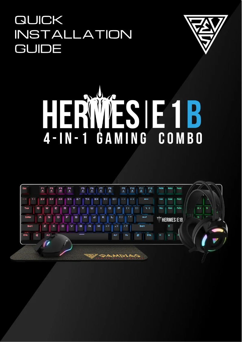 First page image of the manual for Hermes E1B