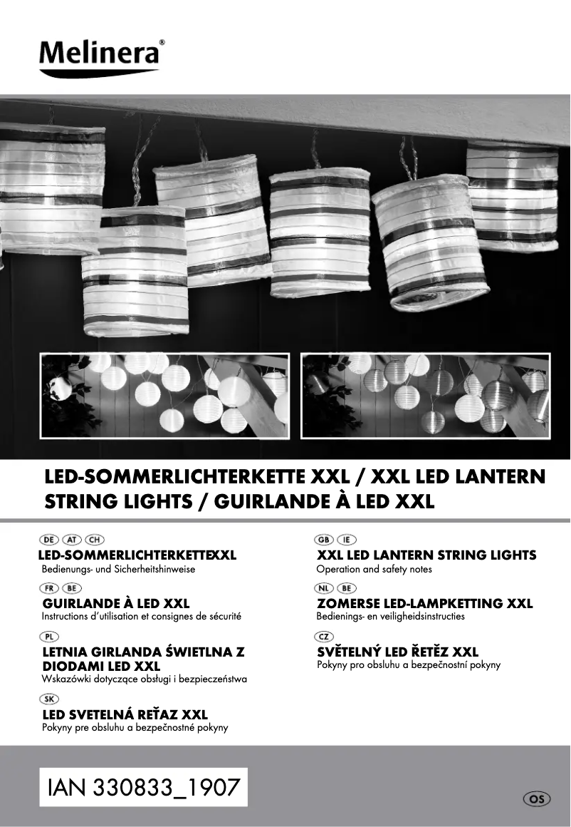 First page image of the manual for IAN 330833