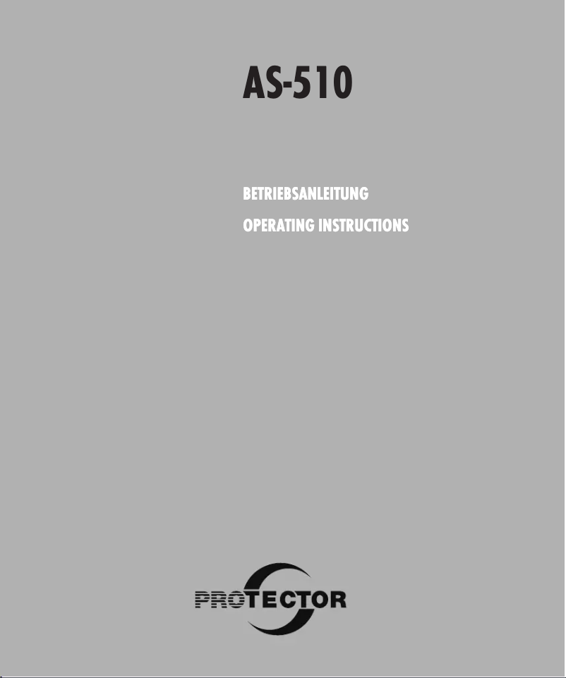 First page image of the manual for AS-510